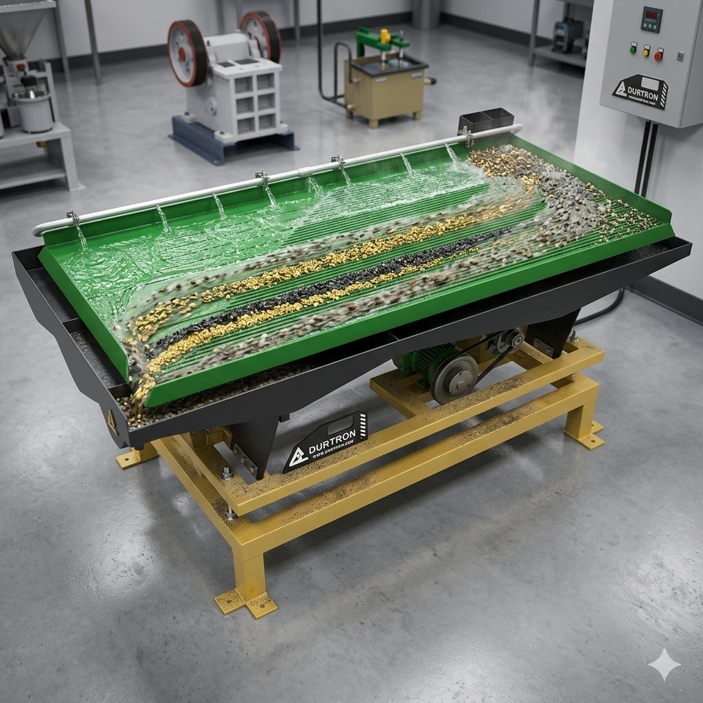 Mesa de Concentración: Qué es, Cómo Funciona y Para Qué Minerales Sirve