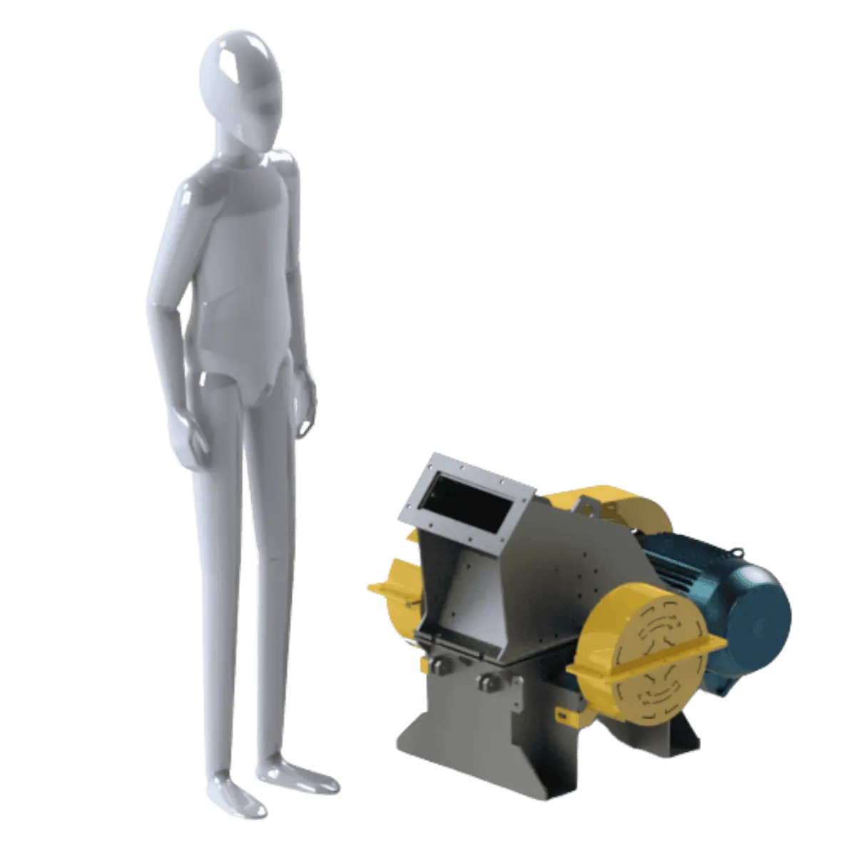 Pulverizador de Martillos HM-200X300 - render 3