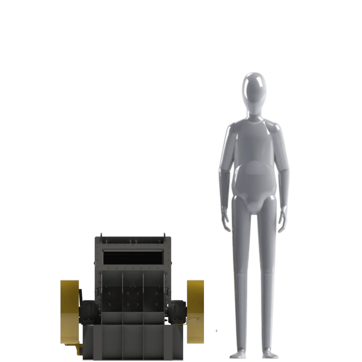 Pulverizador de Martillos HM-400X600 - render 3