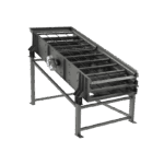 Criba vibratoria industrial modelo VS-4x10-3S de color oscuro