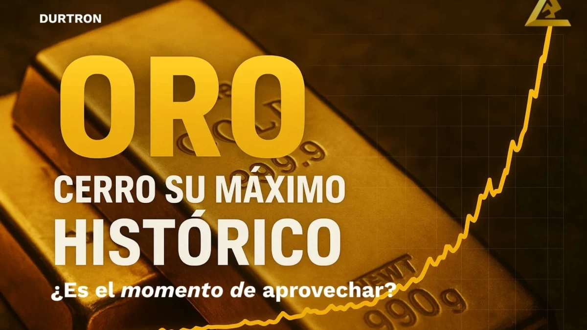 Imagen ilustrativa del aumento del oro